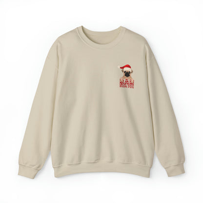 Bah Hum-Pug Christmas Crewneck Sweatshirt