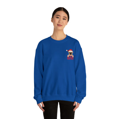 Bah Hum-Pug Christmas Crewneck Sweatshirt