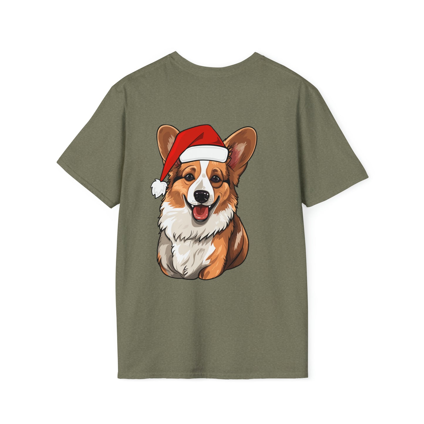 Corgi Christmas Hat T-Shirt