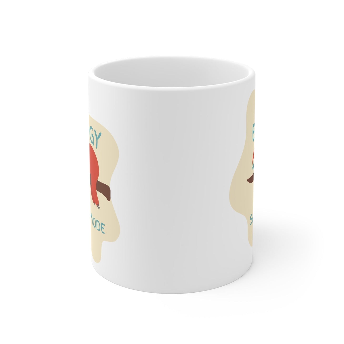 Energy Saving Mode White Mug - Designs by DKMc