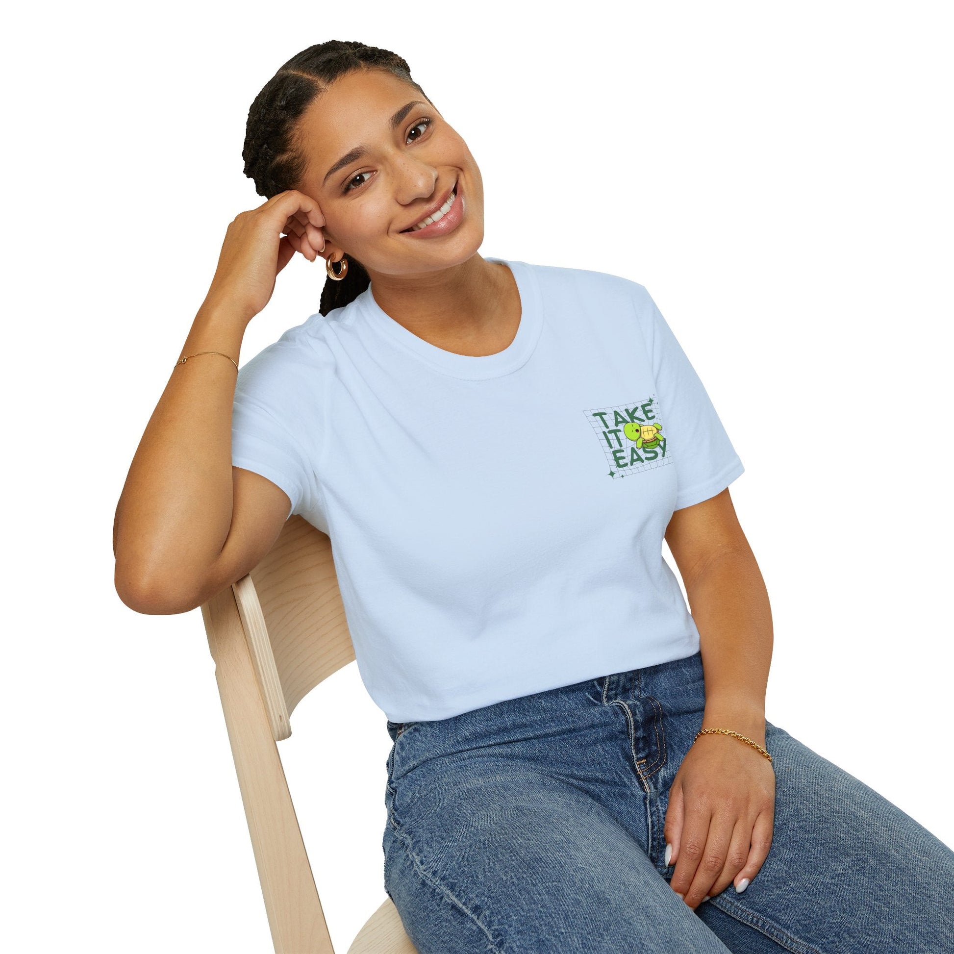 Take It Easy Unisex T-Shirt: Embrace a Relaxed and Carefree Vibe with this Casual and Comfortable Tee Reminding