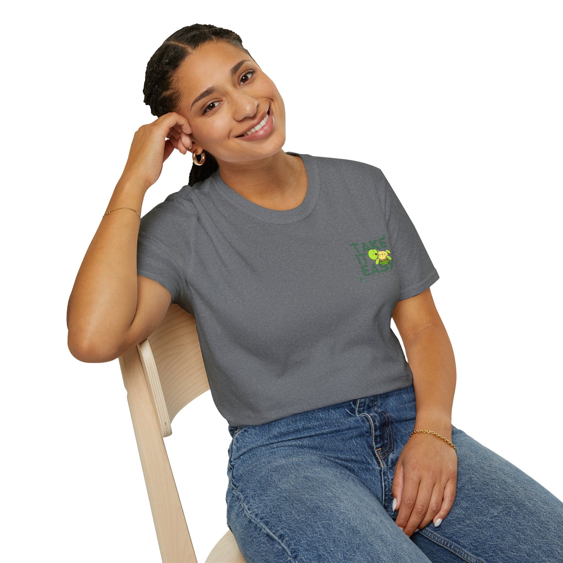 Take It Easy Unisex T-Shirt: Embrace a Relaxed and Carefree Vibe with this Casual and Comfortable Tee Reminding