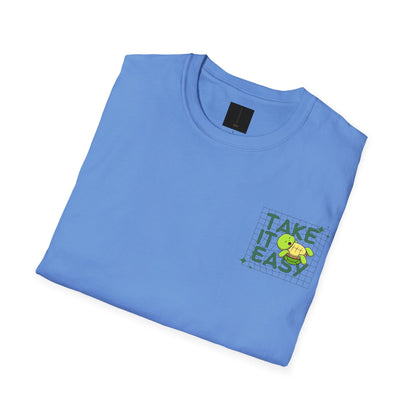 Take It Easy Unisex T-Shirt: Embrace a Relaxed and Carefree Vibe with this Casual and Comfortable Tee Reminding