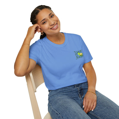 Take It Easy Unisex T-Shirt: Embrace a Relaxed and Carefree Vibe with this Casual and Comfortable Tee Reminding