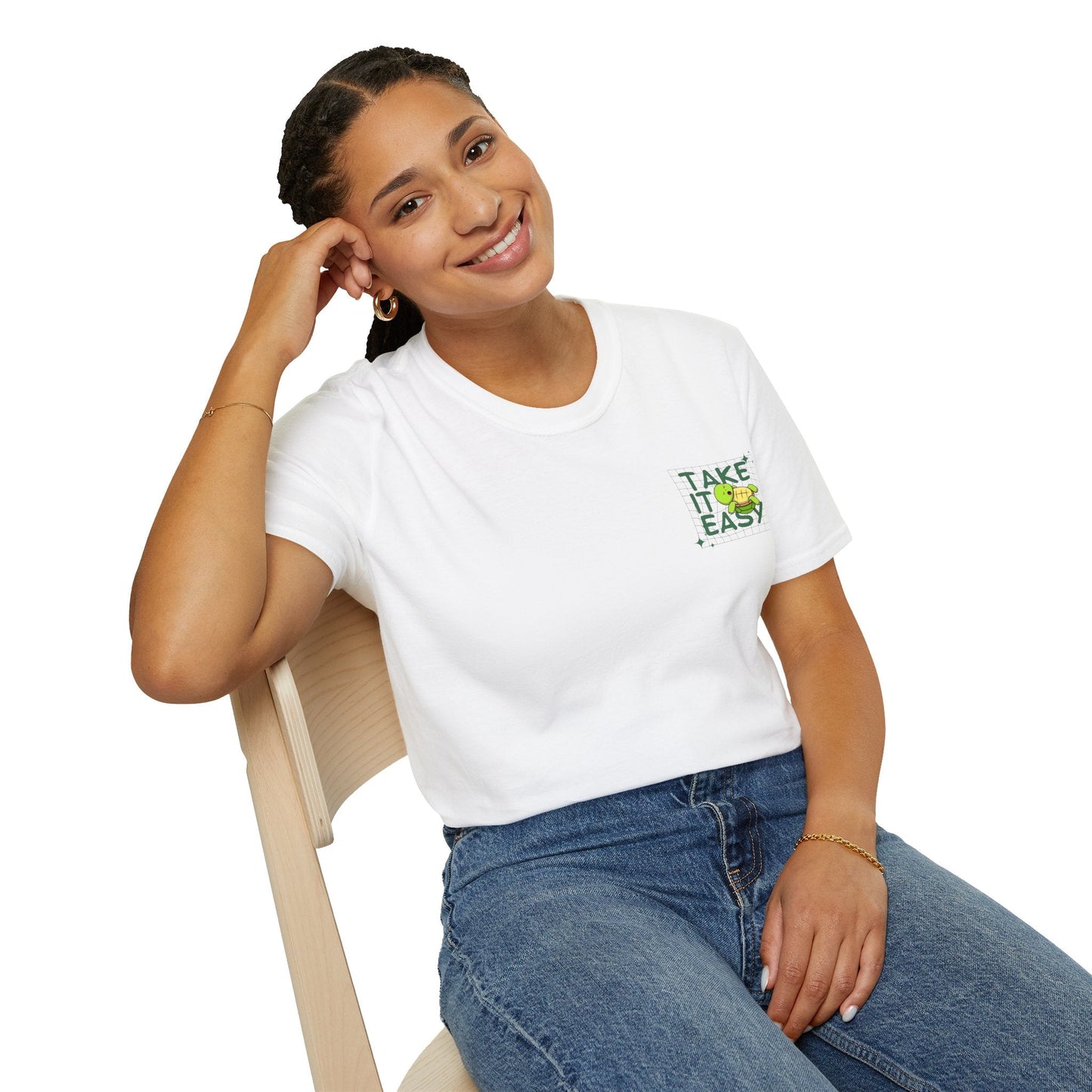 Take It Easy Unisex T-Shirt: Embrace a Relaxed and Carefree Vibe with this Casual and Comfortable Tee Reminding