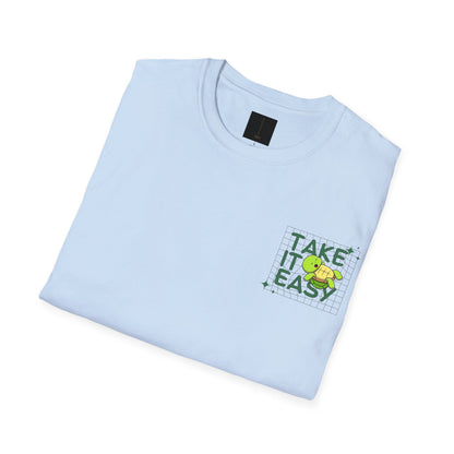 Take It Easy Unisex T-Shirt: Embrace a Relaxed and Carefree Vibe with this Casual and Comfortable Tee Reminding