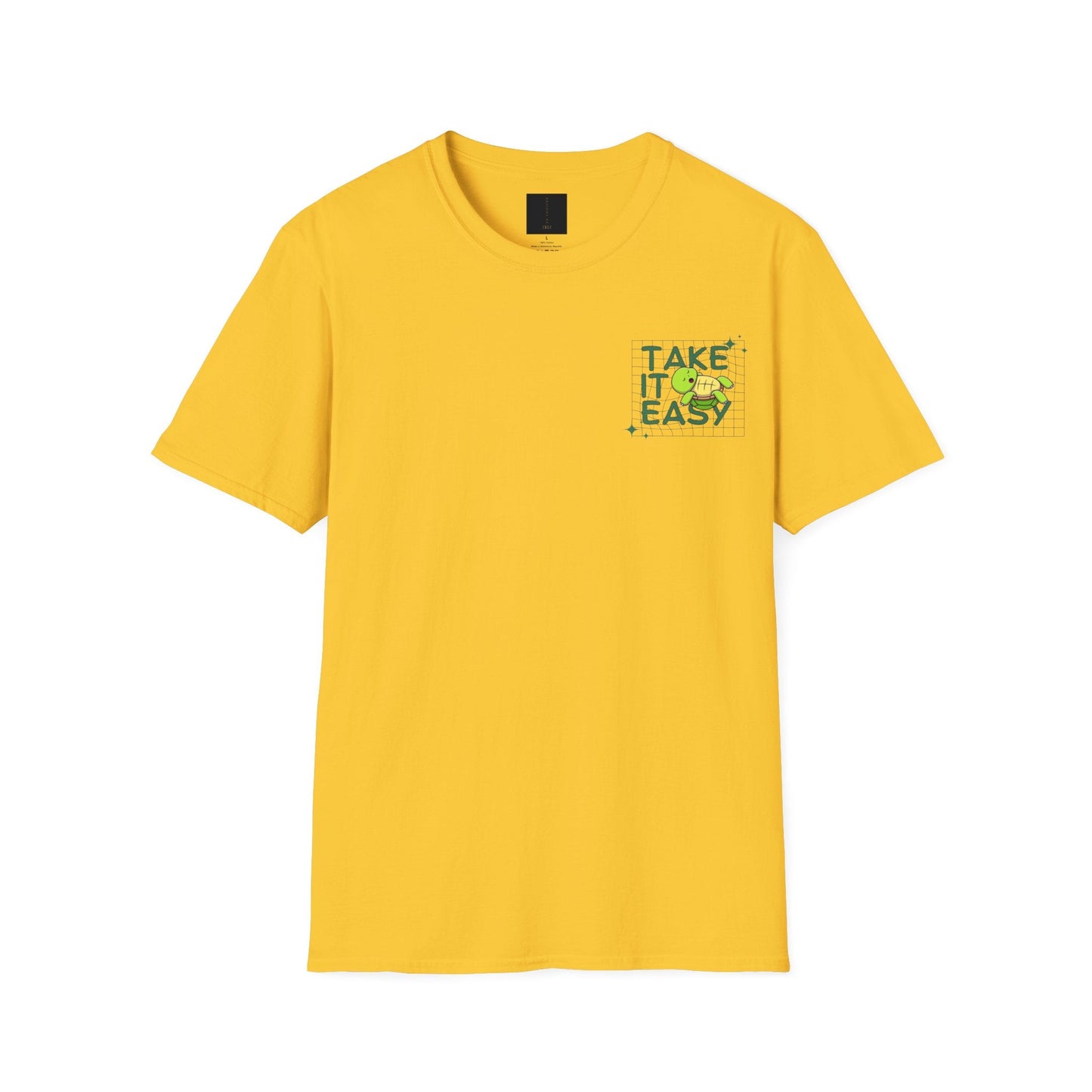 Take It Easy Unisex T-Shirt: Embrace a Relaxed and Carefree Vibe with this Casual and Comfortable Tee Reminding