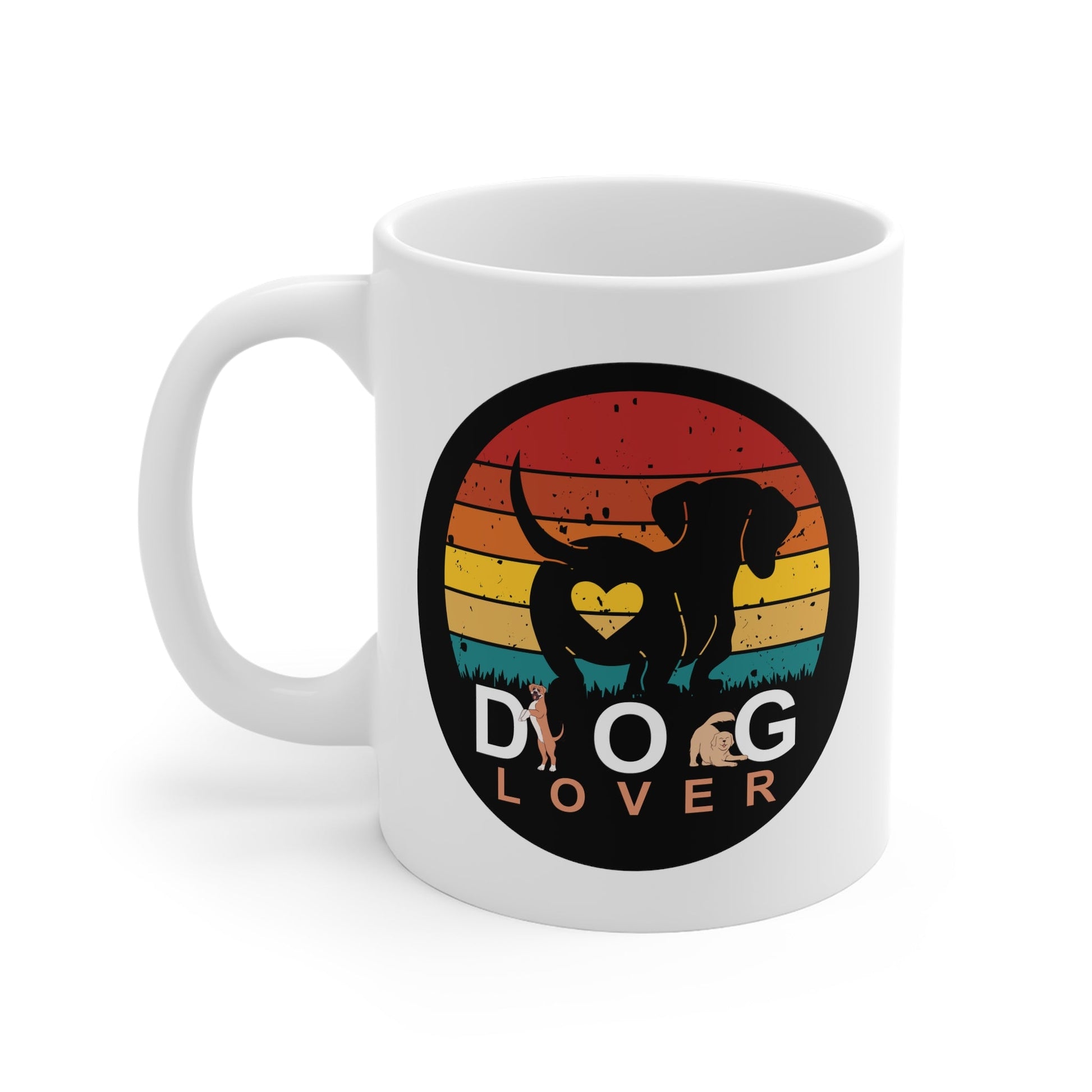 Dog Lover 11oz White Mug - Designs by DKMc